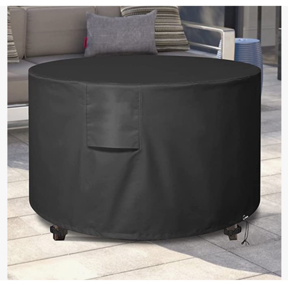 NEW Heavy Duty Round 32x16 inch Fire Pit Bowl Cover with Air Vents